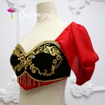 Two Pieces Red and Black La Bayadere Ballet Costumes YAGP Competition Professional Ballet Dress