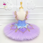 Sleeping Beauty Professional Ballet Tutu Light Purple Floral Classic Ballet Costumes for Nutcracker