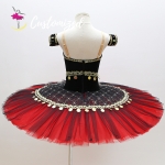 Black and Red Professional Ballet Tutu for Esmeralda Handmade Costumes