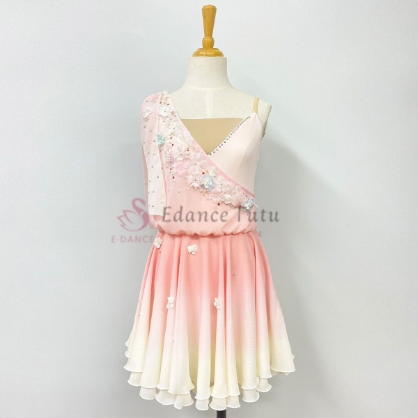 Professional Romantic Dress Pink Gradient Color Fit Cupid #R0196