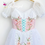 Classic Romantic Dress for Giselle Pink and White Ballet Costume for La Fille