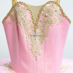 Pink Sugar Plum Fairy Costume Professonal Ballet Yagp Golden Trims #T0296