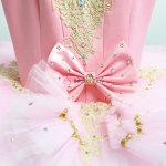 Pink Sugar Plum Fairy Costume Professonal Ballet Yagp Golden Trims #T0296