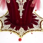 Millions Of Clowns Red Beautiful Ballet Tutus Golden Trims #T0302