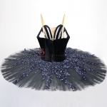 Hot Sale Professional Black Ballet Tutu Black Odile Black Swan Lake #T0309