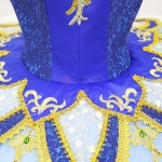 Blue Classical Ballet Tutus For Sale Variation Golden Trims #T0319