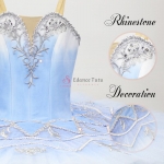 Blue Costume De Ballet Florina Princess Light Blue Gradient Color #T0337