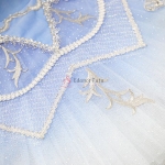 Blue Costume De Ballet Florina Princess Light Blue Gradient Color #T0337