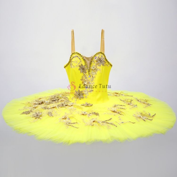 Yellow Fairy Professional Ballet Tutus Competition-Level #T0341