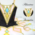 Clowns Ballet Dance Costume Golden Trims #T0347