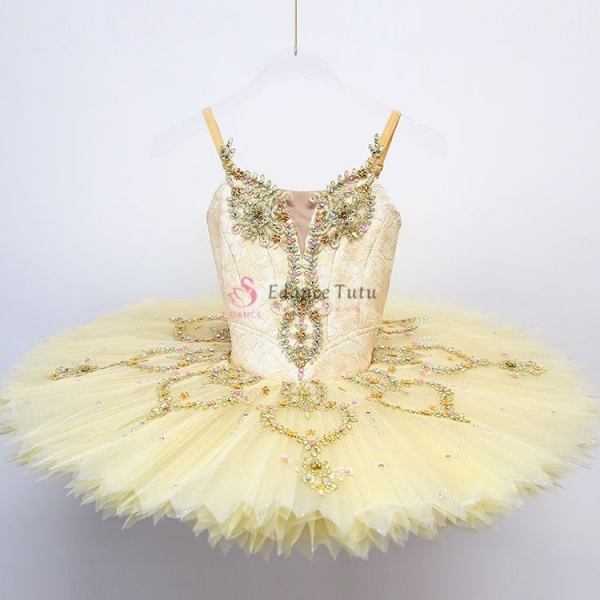 Raymonda Hungarian Pas Professional Ballet Tutu Golden Trims #T0387