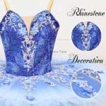 Pale Ombre Florina Blue Ballet Professional Tutu Costume #T0390