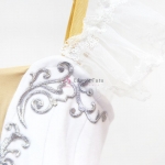 White Sleep Beauty Classical Ballet Tutu Pink Edge #T0396