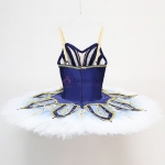 Deep Blue Classical Ballet Tutus For Sale Variation Golden Trims #T0319