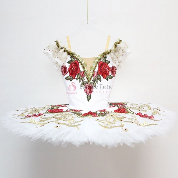 Rose Flower Fairy High-End Ballet Costumes For Sale #T0420