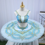 Le Corsaire Odalisque Variation 1 Blue Women Classical Costume #T0448