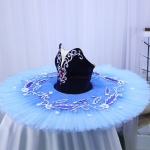 Dark Blue Beautiful Ballet Tutus For Blue Bird Costume #T0449