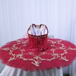 Classical Don Quixote Red Ballet Tutu For Sale #T0452