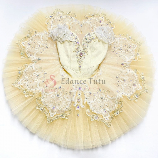 Classical Performance Ballet Costumes Tutu Golden Nutcracker (High-end) #T0457