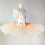 Professional Ballet Dance Costume Pink Orange Competition-level YAGP #T0471