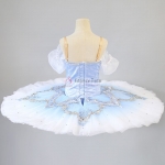 Lace Professional Ballet Tutu Blue Gradient Color #T0519