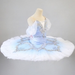 Lace Professional Ballet Tutu Blue Gradient Color #T0519