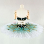 2 Pieces Ballet Tutu Green La Bayadere #T0528