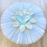 Blue Bird Ballet Costume For Adult Golden Trims High-End #T0530