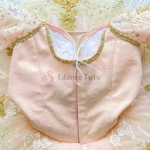 Sugar Plum Fairy Pink Ballet Tutu Costumes Golden Trims #T0537