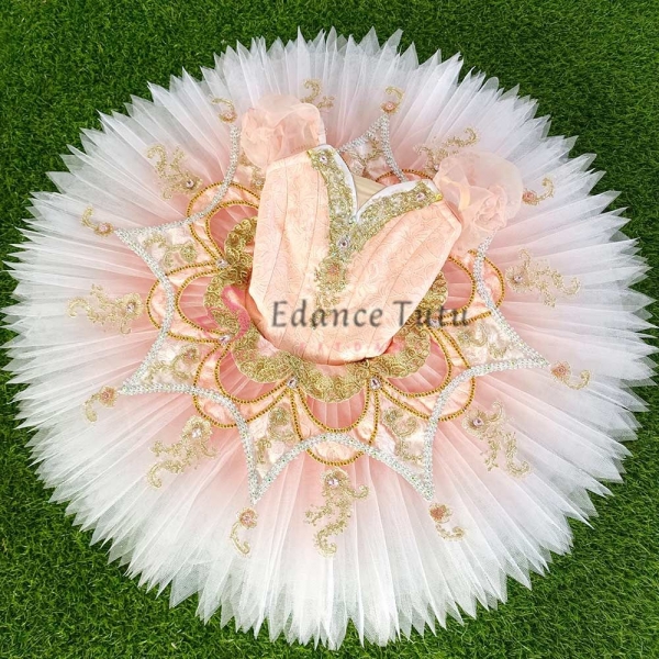 Pink Performance Costumes Ballet Tutu Ge Beilia - Variation From 3 #T0507