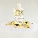 Le Corsaire Yellow Pancake Dance Costumes For Ballet 2 Piece #T0542