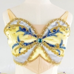 Le Corsaire Yellow Pancake Dance Costumes For Ballet 2 Piece #T0542