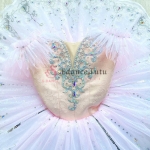 Pink Sugar Plum Fairy Ballet Professional Tutu Decorate Silver #T0546