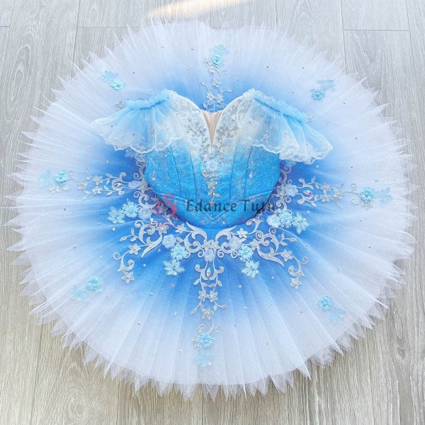 Blue Yagp Sleep Beauty Costumes Tutu Competition-Level #T0571