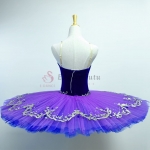 Purple Fairy Professional Ballet Tutu Silver Trims / Edge #T0574