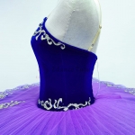 Purple Fairy Professional Ballet Tutu Silver Trims / Edge #T0574