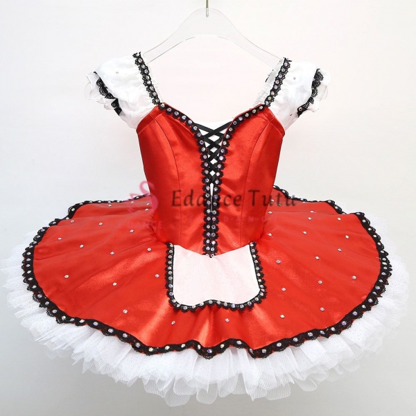 Red Professional Ballerina Costumes Ballet Stager Tutu Cost-Effect #T0585