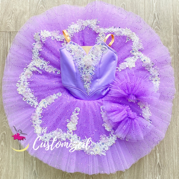 Sleeping Beauty Professional Ballet Tutu Customized Ballet Costume for Lilac Fairy