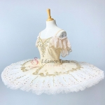 Professional Ballet Tutu Paquita Gold & White #T0601